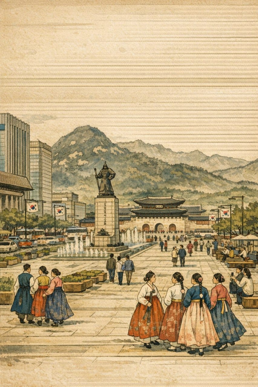 광화문에서 경복궁까지 한 번에 걷고 싶다: 광화문 도로 지하화에 대한 상상